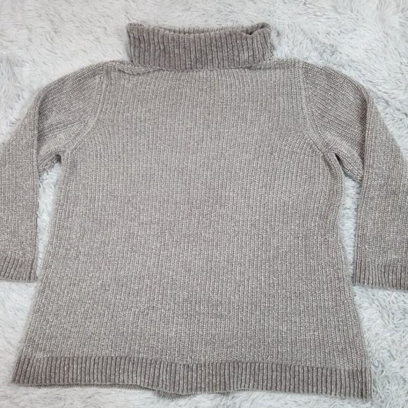 Liz Claiborne Womens Sweater Turtleneck Green XXL Soft Stretch Sweatshirt - Picture 2 of 11